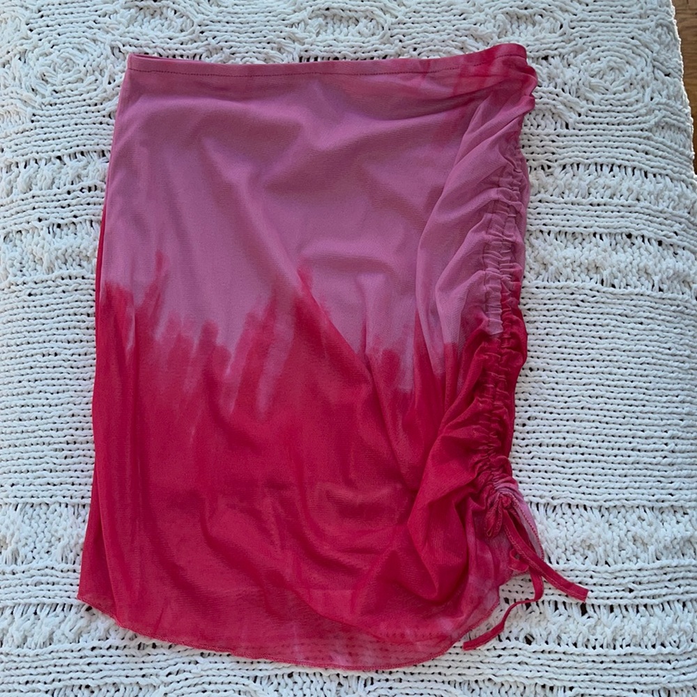Mini Skirt Size Medium Pink and Magenta colors